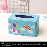 迷你创意家用可爱简约纸巾卷纸筒茶几餐厅桌面塑料防水抽纸纸巾盒|星空独角兽