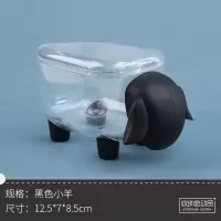 创意小羊抽纸盒客厅纸巾盒家用茶几桌面纸抽盒简约餐巾纸盒|雅典黑小羊收纳盒