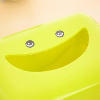 可爱卡通笑脸纸巾盒卷纸抽 卫生间车用纸巾盒 抽纸盒|绿色一个装