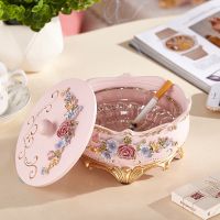 多功能纸巾盒创意时尚多功能遥控器抽纸盒欧式纸巾筒桌面收纳|088粉烟灰缸