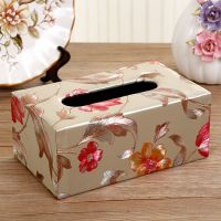 居家日用简约皮革 壁纸纸巾盒 抽纸盒 客厅 卧室纸抽盒|昙花一现(中号)