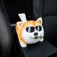 创意车载纸巾盒个性卡通多功能汽车纸巾抽扶手箱式挂式坐式纸抽盒|仿真款痞子秋田-送纸巾