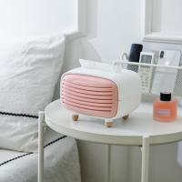 创意仿收音机抽纸盒客厅卫生间家用可爱网红多功能创意纸巾盒|北欧粉