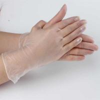 一次性乳胶手套加厚女丁晴橡胶喷漆修理工维修工防油耐酸|A级透明pvc手套(20只袋装)-大号L