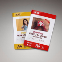 【可选顺丰配送】230g防水高光相纸a4喷墨打印照片纸6寸5寸7寸a3相片纸rc绒 260克A4丽皇光面RC相纸*20张