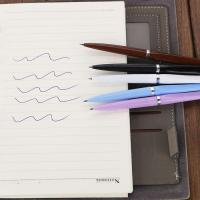 刀型圆珠笔油笔刀形笔扁刀笔快递开箱圆珠笔蓝色0.7物流