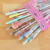 圆珠笔25支装签字笔中性笔可爱超萌学生用品文艺小清新碳素笔