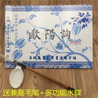 临摹水写本写布套装初学者成人练毛笔字帖水书法楷书小学生入门|欧阳询3件套