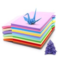 炫彩25色学生千纸鹤折纸书幼儿园正方形彩纸剪纸儿|10色A4[21X29.7CM] 400张[A套装]