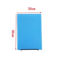 桌面小白板办公室工作记事备忘录留言板玻璃台面儿童学生写字黑板|孔雀蓝 30x20防刮磁性桌面记事板+礼包