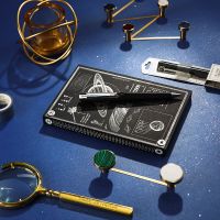 文具 璀璨星辰·星辰宇宙系列按动中性笔黑色0.5mm子