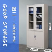 办公文件柜铁皮柜档案柜资料柜更衣柜小柜子家用钢制储物柜带锁|大器械 0.6(普通)