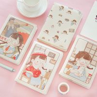 麻球手账本套装可爱女生复古创意皮面本日记本学生笔记本