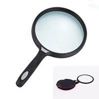 超大超大新品130mm放大镜老人阅读放大镜看报礼品放大镜|超大镜面放大镜+经典皮套放大镜