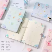 十二星座彩色皮面手账本学生本清新创意笔记本记事本闺蜜手账本