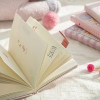 可爱女生手账本少女心创意手绘彩页笔记本插画手帐日记本学生文具