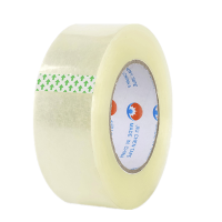 铜粉黑金警示语胶带电商快递打包装胶带透明封箱胶布大卷封口胶带|[5卷送切割器] 白底红字4.4*2.4*160