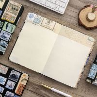 复古手账本网红日记本创意笔记本牛皮纸手帐本古风文具本欧式笔记