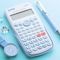 科学计算器多功能学生用函数计算机器注会专用中级会计一建大学生小学生四年级高中生小型便携小号考辅助|[蓝色]送备用5件套