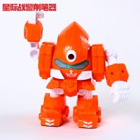 [学习必备]小学生铅笔手摇削笔器转笔刀卡通儿童卷笔钻笔削笔机|机器人XBQ97005橘黄