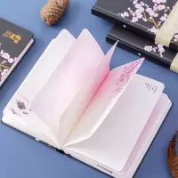手帐本学生加厚彩页本粉色少女心可爱笔记本韩版手账本学生日记本