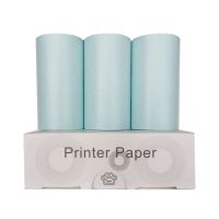 喵喵机爱立熊专用不干胶打印纸可粘贴热敏纸长效标签打印纸|爱立熊用57*30规格 不干胶打印纸12卷(可以黏贴)