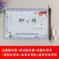 练毛笔字帖水写布套装初学者成人书法楷书小学生入门临摹颜真卿|柳公权七件套