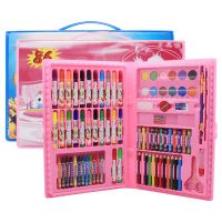 儿童水彩笔86件套装幼儿园24色儿童画画笔彩色绘画工具安全无毒