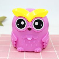 [特价]学生自动进笔卷笔刀儿童卡通猫头鹰手摇铅笔刀削笔器|紫色