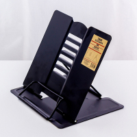 桌上看书固定课本放书神器近视读书架放书的架子书本支架简易书夹放书器书靠书立儿童阅读架防小学生用翻书|黑色3288