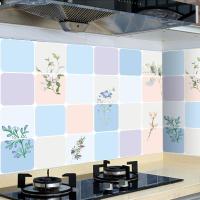 耐高温防水防油贴纸自粘厨房瓷砖墙纸墙贴墙壁纸柜灶台用油烟贴纸|春暖花开(长5米宽60厘米)