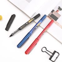 黑色直液155学生考试笔子弹0.38签字笔水笔式走珠笔