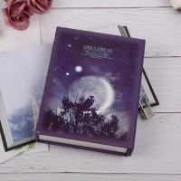 小学生彩页带锁记事本记账日记本女月光宝盒简约文艺钥匙锁盒|月光宝盒精装锁本-猫头鹰