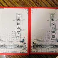 -10岁正姿控笔入门推荐笔顺偏旁笔画字帖训练1-中小学练字6年级5|(相同内容)两本