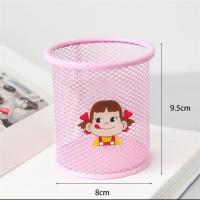 笔筒学生小创意笔筒可爱清新创意收纳盒文具桌面办公桌面摆件|粉色舔嘴