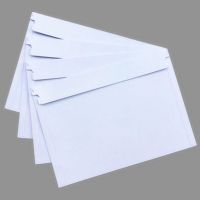 百世天天快递信封中通圆通文件袋快递袋包装袋韵达申通|空白大信封厚款50个[装a4纸]