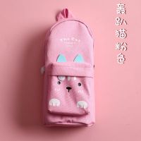 大容量文具韩版网红迷你少女心铅笔盒书包笔袋可爱袋女帆布|轰趴猫【246A】粉色