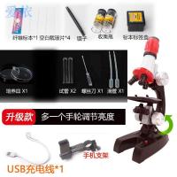 迷你小型宝宝学习早教儿童显微镜儿童显微镜入门高清显微镜|充电款--标配+支架