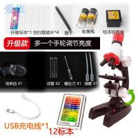 迷你小型宝宝学习早教儿童显微镜儿童显微镜入门高清显微镜|充电款--标配+12标本