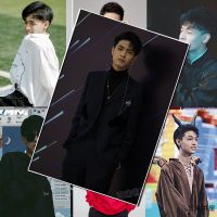 签名高清海报2021新款秦霄贤明信片老秦超大粉丝卡卡贴宿舍墙纸