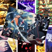 鸣人佐助贴墙火影忍者卧室墙纸海报新款全家福晓组织明信片