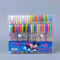 水彩笔套装彩色涂鸦笔米奇彩色笔闪光48色荧光闪光笔儿童|48色装