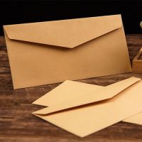 西式创意纯色5号信封信纸笺信封加厚复古风牛皮纸信封袋情书简约|1信封+2信纸 信封尺寸：22*11厘米