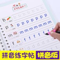 练习本练字楷书儿童字帖贴上下册笔画写二年级人教版1-6小学|儿童拼音版 送2笔杆18笔芯2握笔器