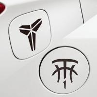 nba球星标志车贴汽车个性篮球拉花反光AJ詹姆斯科比麦迪logo贴纸 40CM备注颜色型号