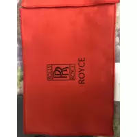 鹿皮巾4S店定制车标奥迪宝马奔驰路虎汽车内饰清洁布擦车毛巾车载 红色（车标留言）
