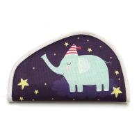 儿童安全带调节固定器防勒脖简易安全座椅便携式汽车保险带护肩套 晚安小象