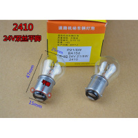 佛山照明汽车货车刹车转向倒车行车灯泡单双丝高低脚灯泡12V24V 2410(24V一盒10个)
