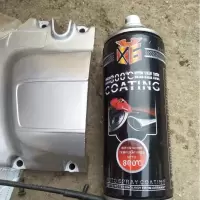 汽车刹车卡钳喷漆耐高温自喷漆摩托车排气管改色800度荧光防锈漆 耐高温800°银色(送砂纸)