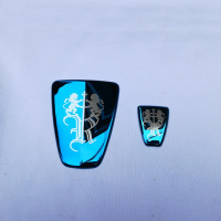 荣威RX3i6/eRX5ei6RX5360/i5改装车标贴轮毂标贴RX5汽车中网标 i5车标[蓝色2片]